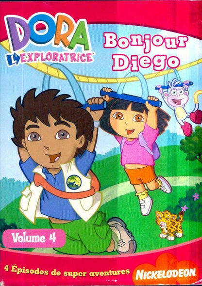 Dora l'exploratrice Vol. 4 : Bonjour Diego - Inconnu - DVD