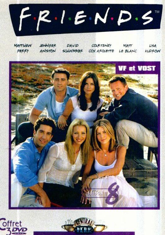 Friends - L'Intégrale Saison 8 : Épisodes 1 à 24 - Édition 3 DVD - Inconnu - DVD