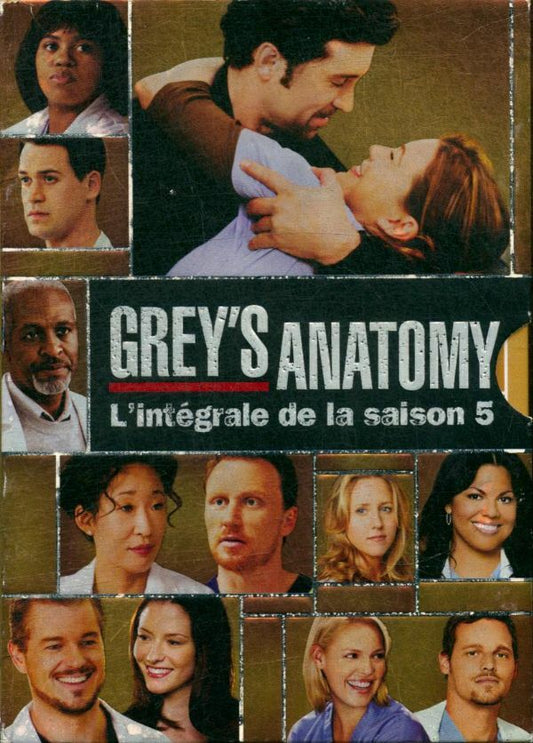 Grey's Anatomy, saison 5 - Coffret 7 DVD - Daniel Attias, Allison Liddi, Jeannot Szwarc, Jessica Yu, Rob Corn, Julie Anne Robinson, James Frawley, Randall Zisk, Tom Verica, Michael Pressman, Edward Ornelas, Tony Phelan, Bill D'Elia, Eric Stoltz, Joanna Kerns, Arlene Sanford - DVD
