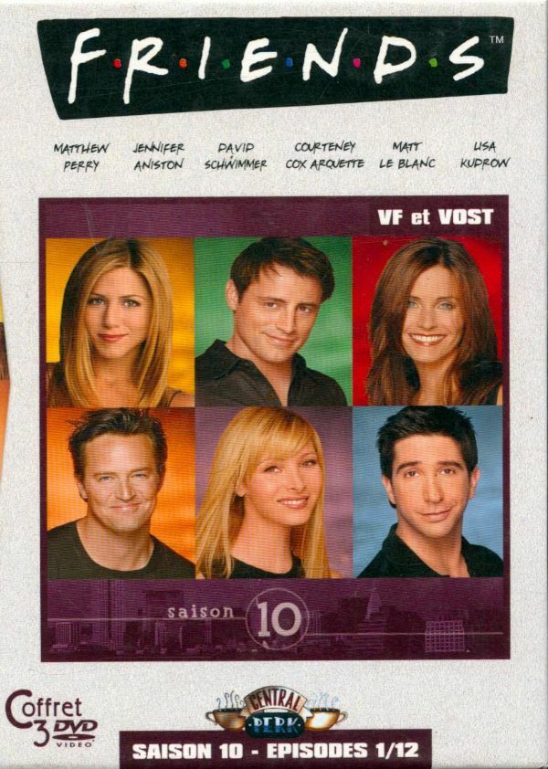 Friends - Saison 10 : Episodes 1 à 12 - Édition 3 DVD - Inconnu - DVD