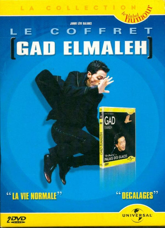 Coffret Gad Elmaleh 2 DVD : Décalages au Palais des glaces / La Vie normale - Jean-Louis Cap - DVD
