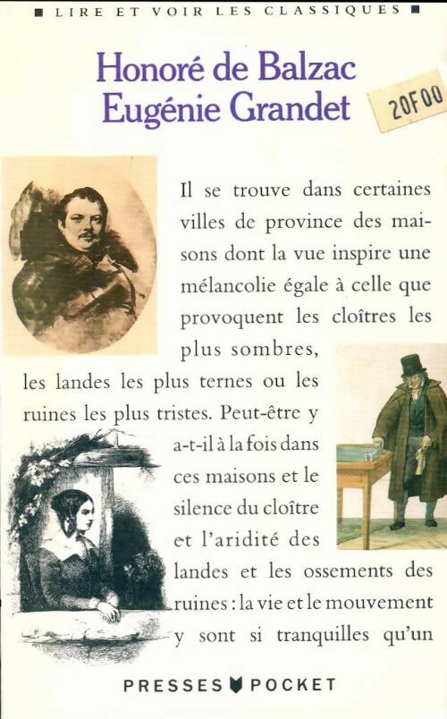 Eugénie Grandet - Honoré De Balzac - Livre