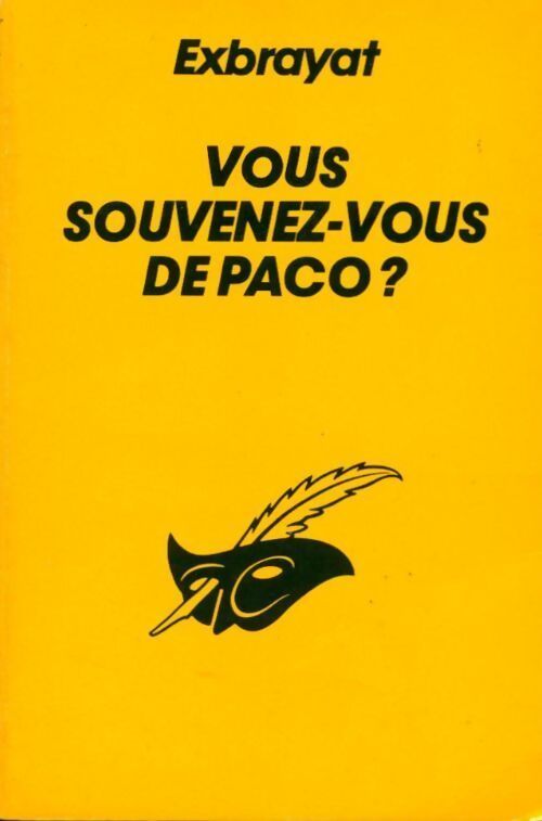 Vous souvenez-vous de Paco ? - Charles Exbrayat - Livre