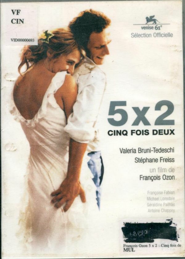 5x2-Cinq Fois Deux - François Ozon - DVD