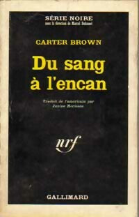 Du sang à l'encan - Carter Brown - Livre