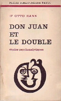 Don Juan et le double - Otto Rank - Livre