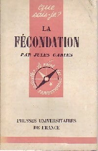 La fécondation - Jules Carles - Livre