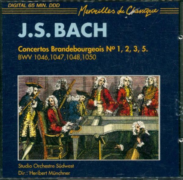 J.S Bach - Concertos brandebourgeois 1,2,3 5 -  - CD