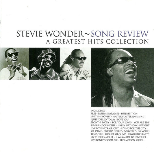 Stevie Wonder - Song Review / A Greatest Hits Collection - Raphael Saadiq Feat. Stevie Wonder and Cj - CD