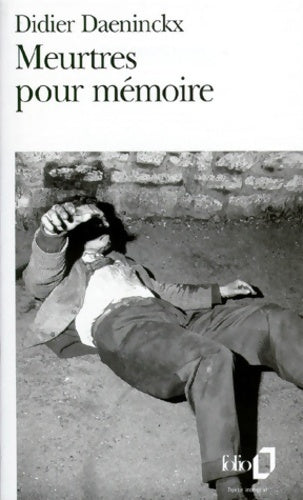 Meurtres pour mémoire - Jeanne Puchol - Livre