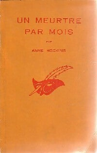 Un meurtre par mois - Anne Hocking - Livre