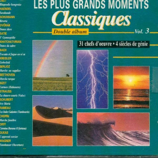 Les Plus Grands Moments Classiques Vol. 3 - Various Artist - CD