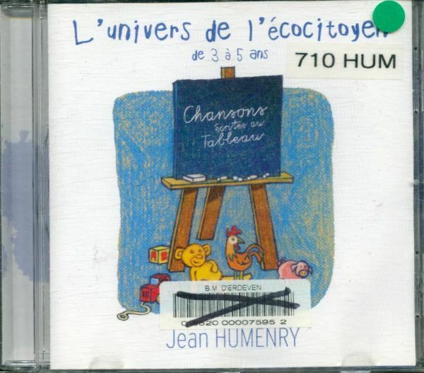 L' Ecocitoyen 3 à 5 ans - Jean Humenry - CD