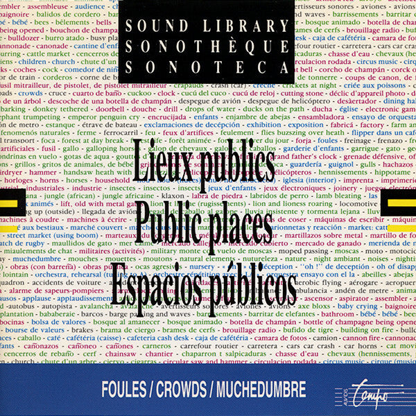 Sonothèque - Lieux Publics - Jean-Paul Bataille - CD