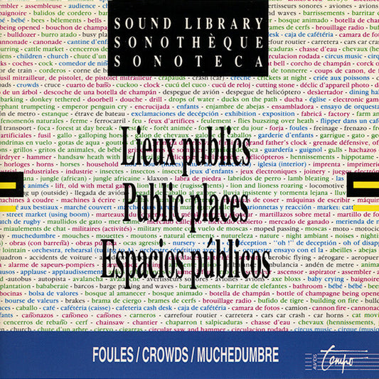 Sonothèque - Lieux Publics - Jean-Paul Bataille - CD