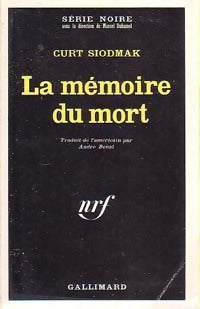 La mémoire du mort - Curt Siodmak - Livre