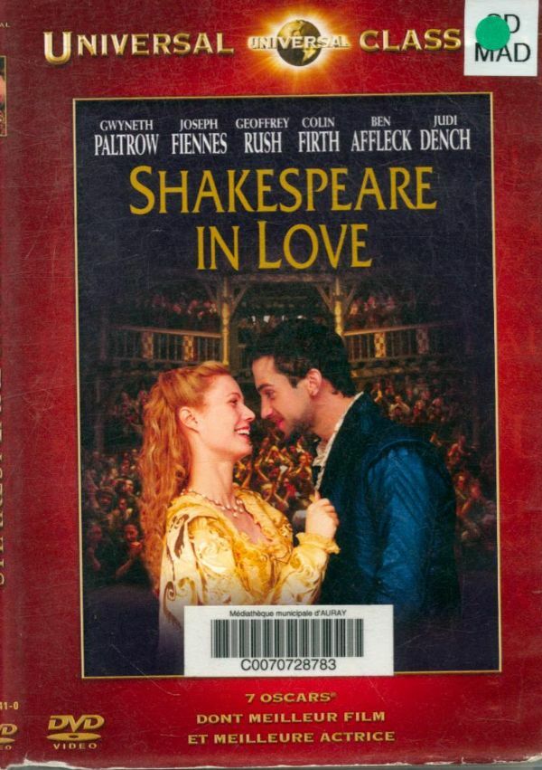 Shakespeare in Love - John Madden - DVD