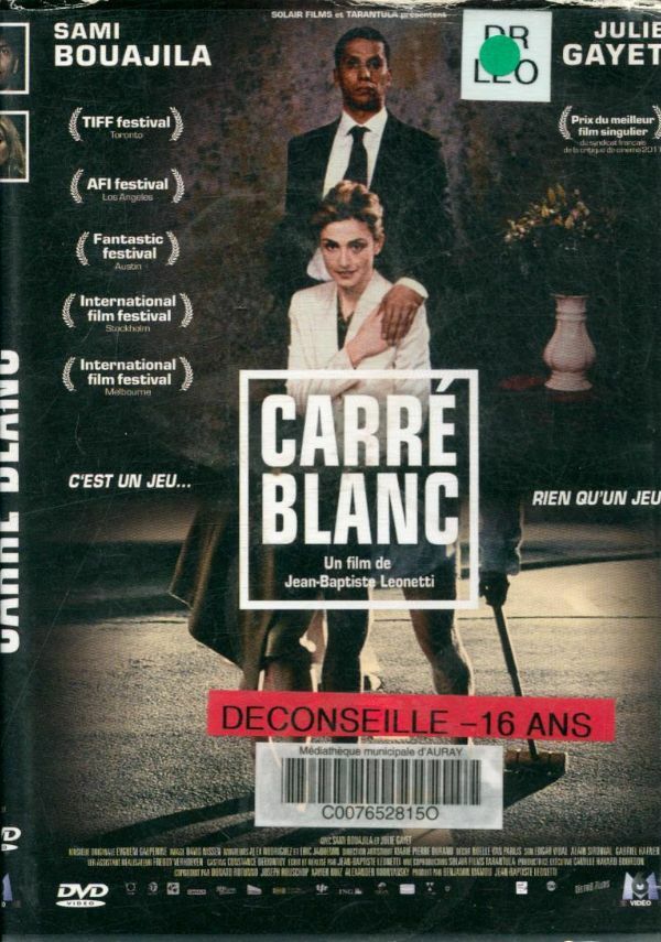 Carré blanc - Jean-Baptiste Léonetti - DVD