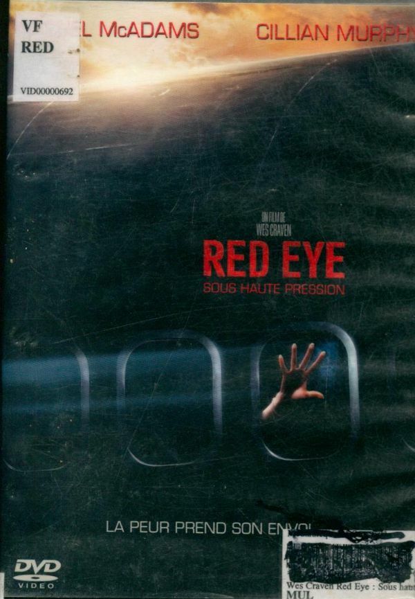 Red Eye - Wes Craven - DVD