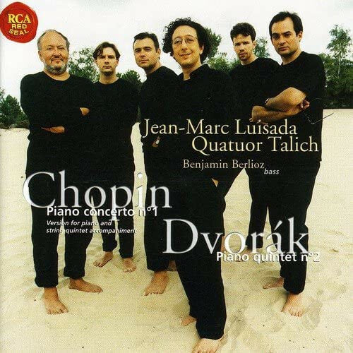 Frédéric Chopin, Antonín Dvorák, Jean-Marc Luisada, Quatuor Talich - Piano Concerto N°1 - Pîano Quintet N°2 - Frédéric Chopin, Antonín Dvorák, Jean-Marc Luisada, Quatuor Talich - CD