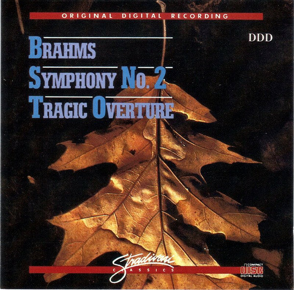 Brahms, Libor Pesek, Slovak Philharmonic Orchestra - Symphony No. 2 In D-major, Op. 73, Tragic Overture - Brahms, Libor Pesek, Slovak Philharmonic Orchestra - CD
