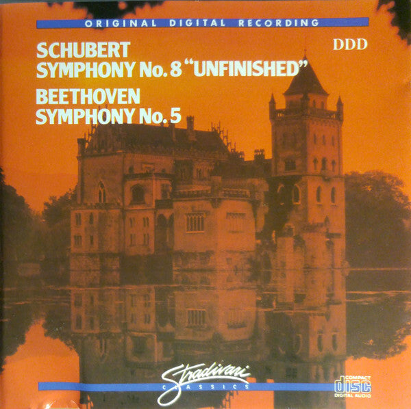 Schubert, Beethoven, The Ljubljana Symphony Orchestra Of Yugoslavia, Anton Nanut - Symphony No. 8 Unfinished - Symphony No. 5 - Beethoven, Schubert - CD