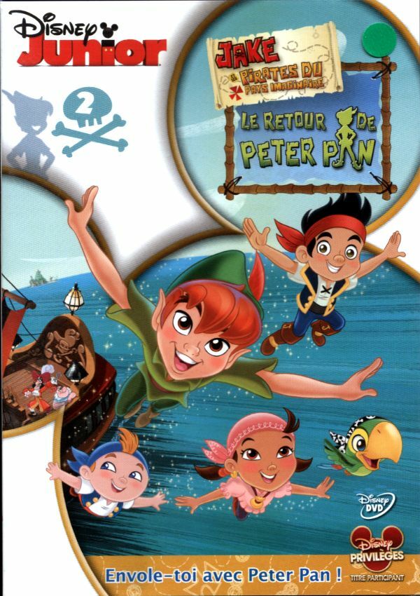 Jake et Les Pirates du Pays Imaginaire-2-Le Retour de Peter Pan - Howy Parkins, Kelly Ward - DVD