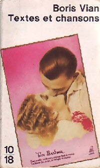 Textes et chansons - Boris Vian - Livre