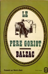 Le père Goriot - Honoré De Balzac - Livre
