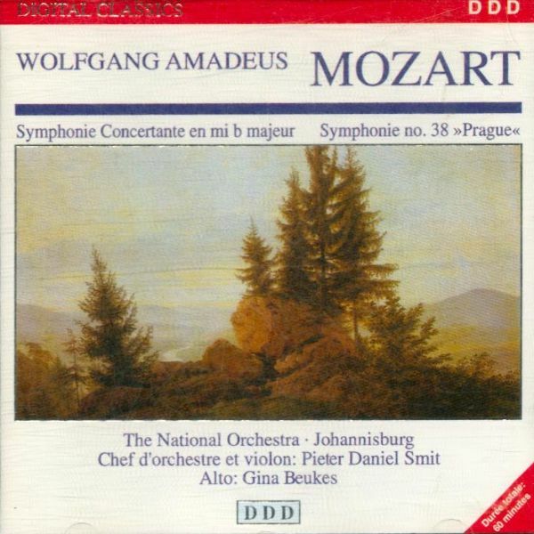 Wolfgang Amadeus Mozart - symphonie concertante en mi b majeur, symphonie n°38 - Wolfgang Amadeus Mozart - CD
