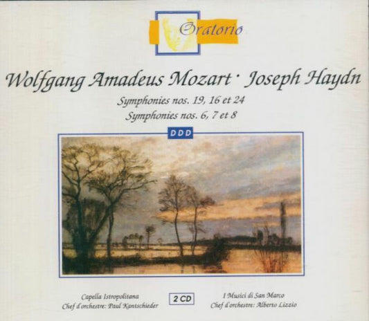 Wolfgang Amadeus Mozart ~ Symphonies nos. 19, 16 et 24 - joseph haydn symphonies nos. 6, 7et 8 - Mozart, haydn - CD