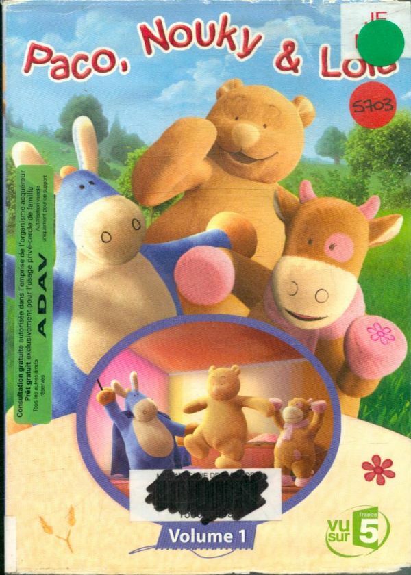 Nouky et Ses Amis-Saison 2-Paco, Nouky & Lola-Volume 1 - Jean-Christophe Craps - DVD