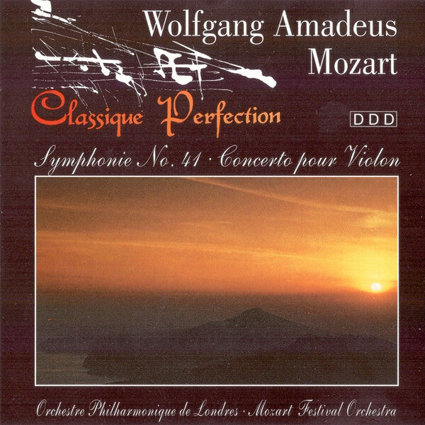 Wolfgang Amadeus Mozart - Orchestre Philharmonique de Londres*, Mozart Festival Orchestra (2) - Symphonie No. 41 (Jupiter) / Concerto Pour Violon - Wolfgang Amadeus Mozart - CD