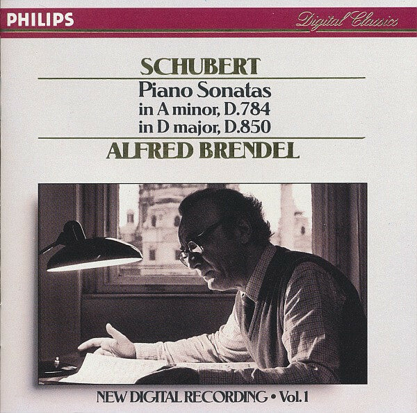 Schubert*, Alfred Brendel - Piano Sonatas In A Minor, D. 784 · In D Major, D. 850 - Schubert*, Alfred Brendel - CD