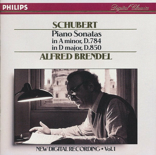 Schubert*, Alfred Brendel - Piano Sonatas In A Minor, D. 784 · In D Major, D. 850 - Schubert*, Alfred Brendel - CD