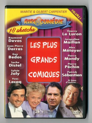 Rire et comédie, les plus grands comiques 18 sketchs - Inconnu - DVD