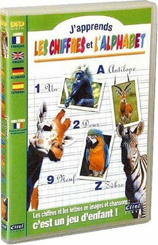 J'apprends les chiffres et l'alphabet avec les animaux - Inconnu - DVD