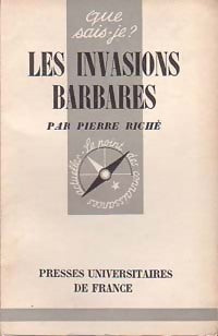Les invasions barbares - Pierre Riché - Livre