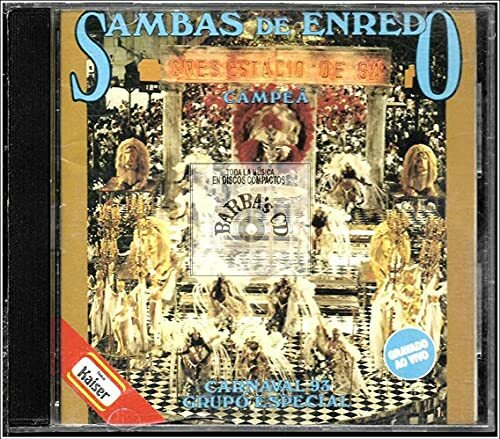 CD Sambas De Enredo Carnaval 93 Grupo Especial -  - CD