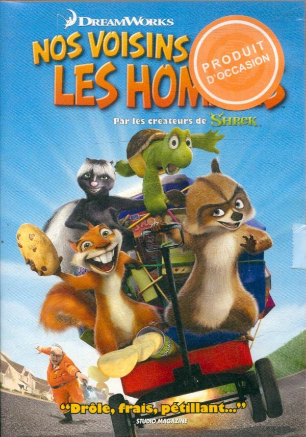 Nos voisins, Les Hommes - Tim Johnson, Karey Kirkpatrick - DVD
