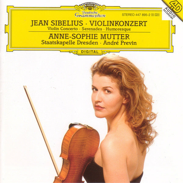 Jean Sibelius - Anne-Sophie Mutter, Staatskapelle Dresden, André Previn - Violinkonzert - Jean Sibelius - CD