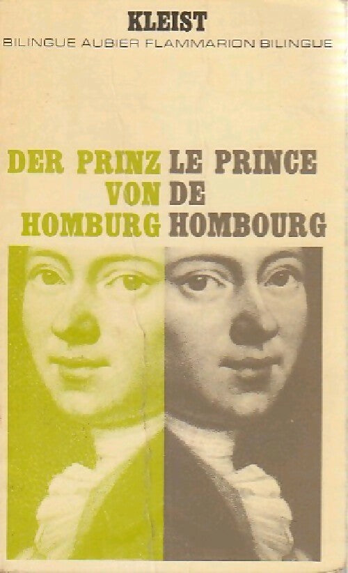 Le prince de Hombourg - Heinrich Von Kleist - Livre
