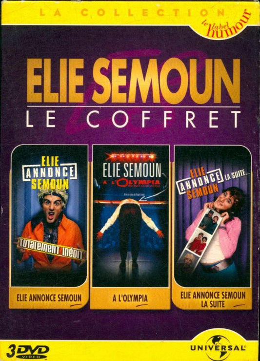 Coffret Elie Semoun 3 Dvd : Elie annonce semoun / la suite/ a l'olympia - Roger Louret, Élie Semoun - DVD