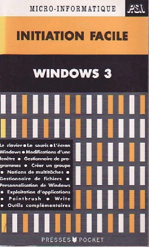 Windows 3 Initiation facile - Pinaud - Livre