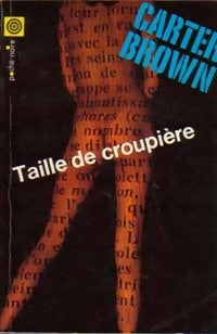 Taille de croupière - Carter Brown - Livre