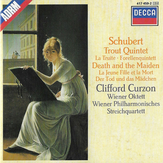 Schubert / Clifford Curzon, Members of the Wiener Oktett & Wiener Philharmonisches Streichquartet* - Trout Quintet / Death And The Maiden - Schubert, Clifford Curzon, Wiener Philharmonisches Streichquartet - CD