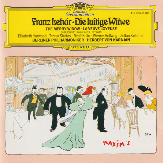Franz Lehár, Berliner Philharmoniker, Herbert von Karajan - Die Lustige Witwe - Querschnitt - Herbert Von Karajan, Berliner Philharmoniker, Franz Lehar - CD