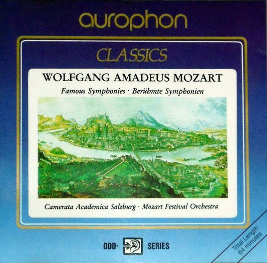 Wolfgang Amadeus Mozart - Camerata Academica Salzburg, Mozart Festival Orchestra (2) - Famous Symphonies = Berühmte Symphonien - Wolfgang Amadeus Mozart - CD