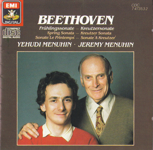 Beethoven* - Yehudi Menuhin / Jeremy Menuhin - Frühlingssonate - Kreutzersonate - Beethoven* - CD
