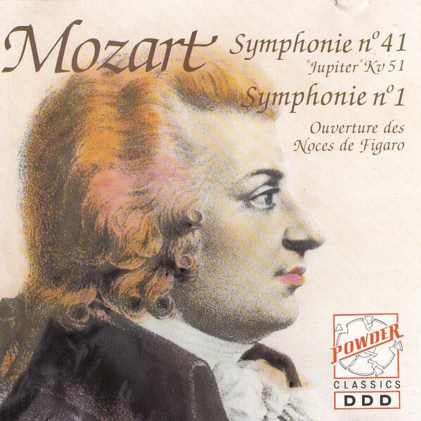 Mozart* - Symphonie Nº 41 Jupiter KV 51 / Symphonie Nº 1 / Ouverture Des Noces De Figaro - Mozart* - CD